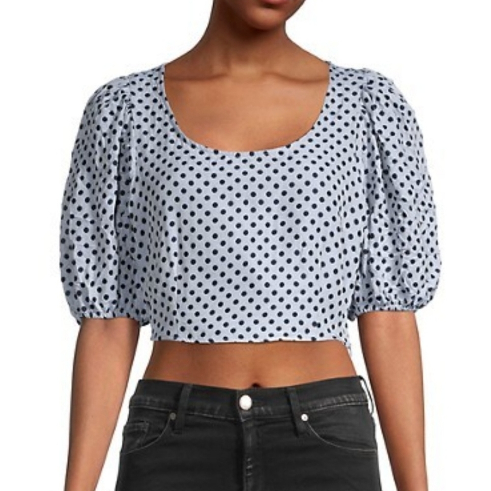 NWT Free People Puff Sleeve Top